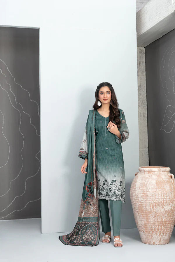 Embroidered Lawn Suit (3PC)