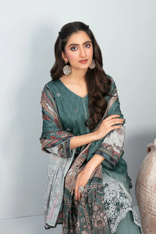 Embroidered Lawn Suit (3PC)