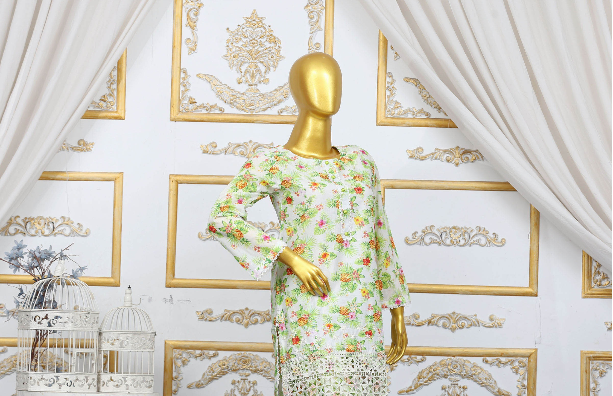 Digital Print stitched Suit (2 PC)