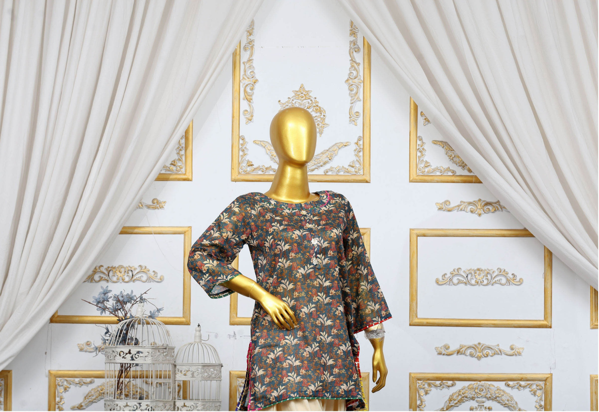 Farshi Shalwar Stitched suit (2 PC)