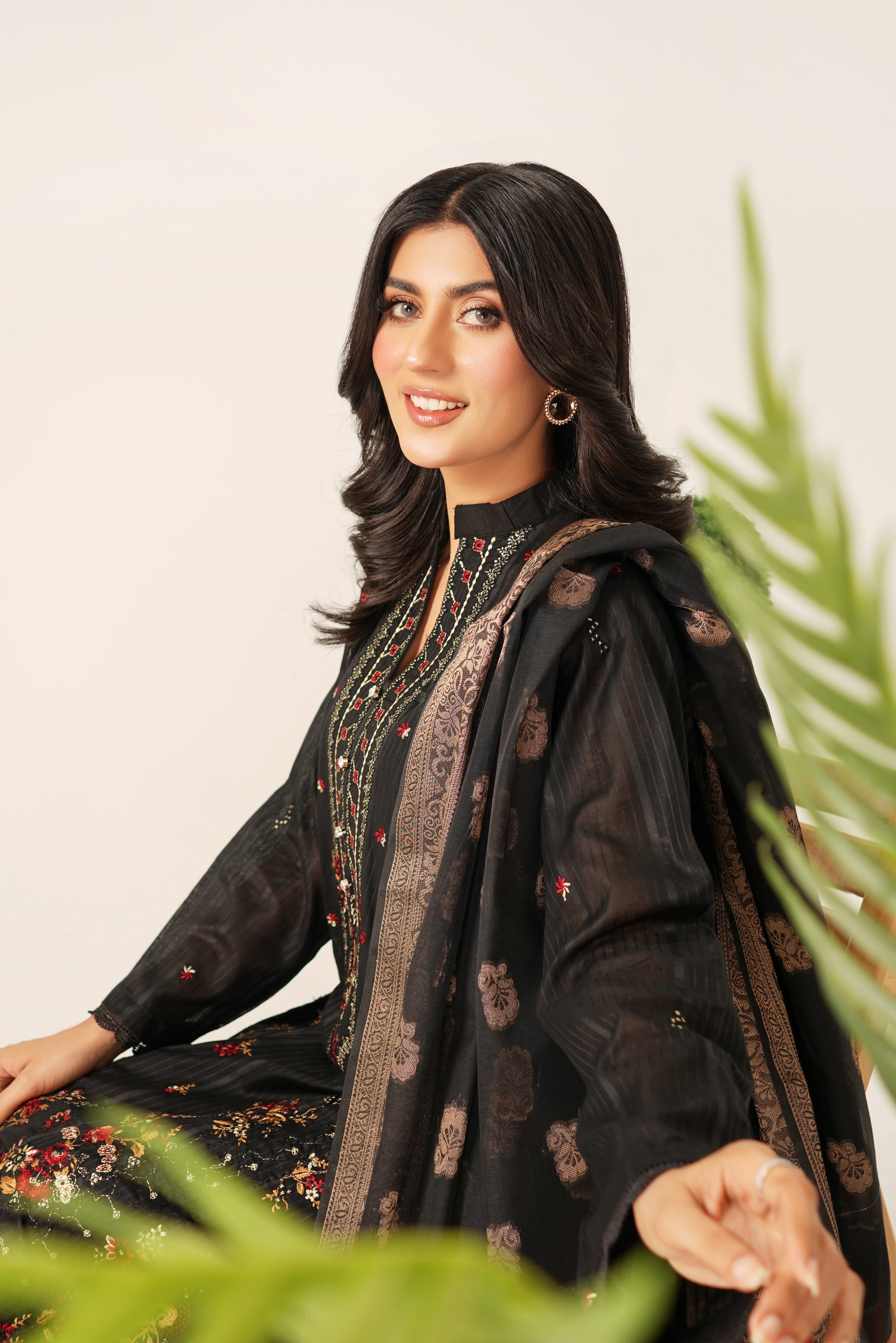 Embroidered Lawn Suit Stitched (3PC)