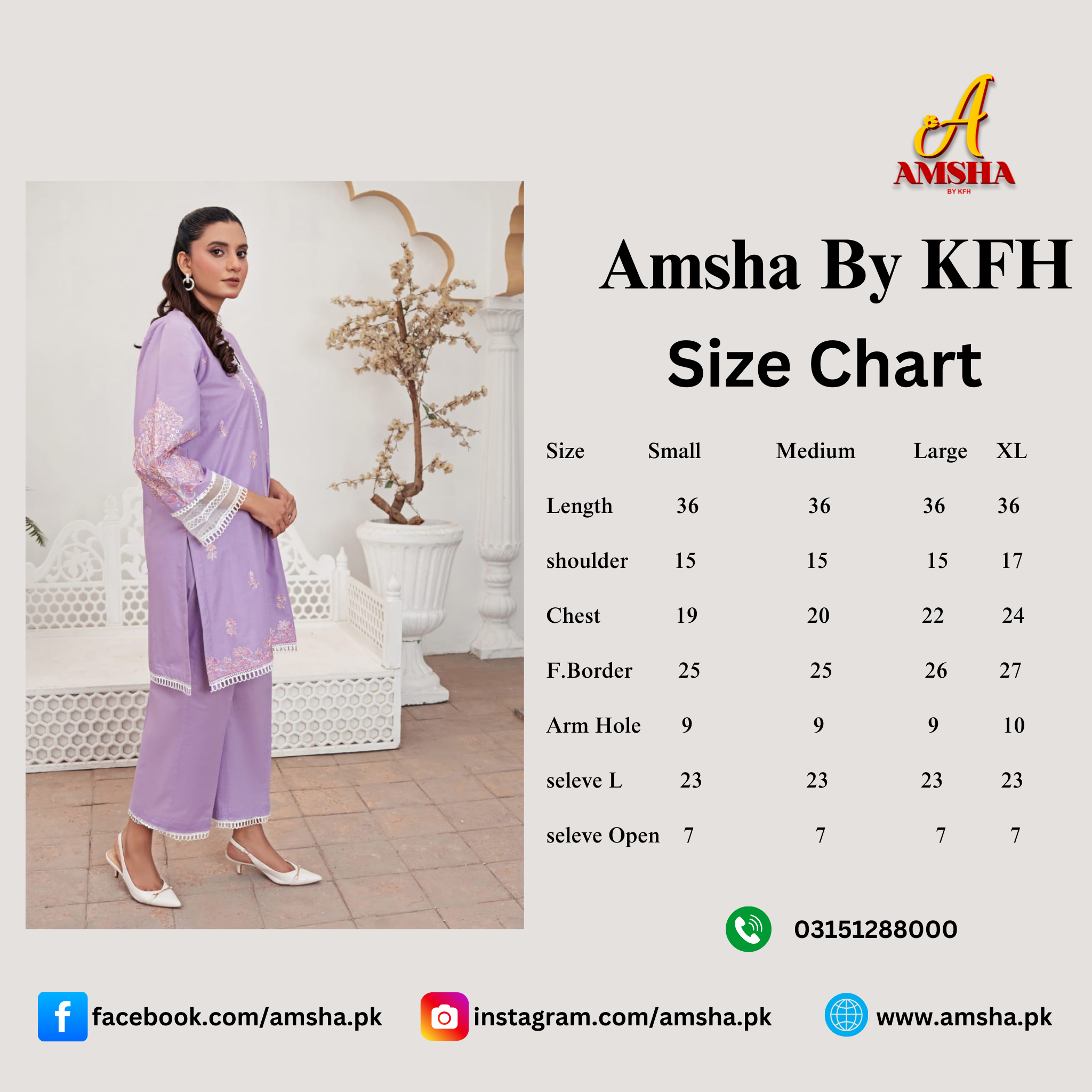 Stitched Embroidered - Lawn Suit (2PC)