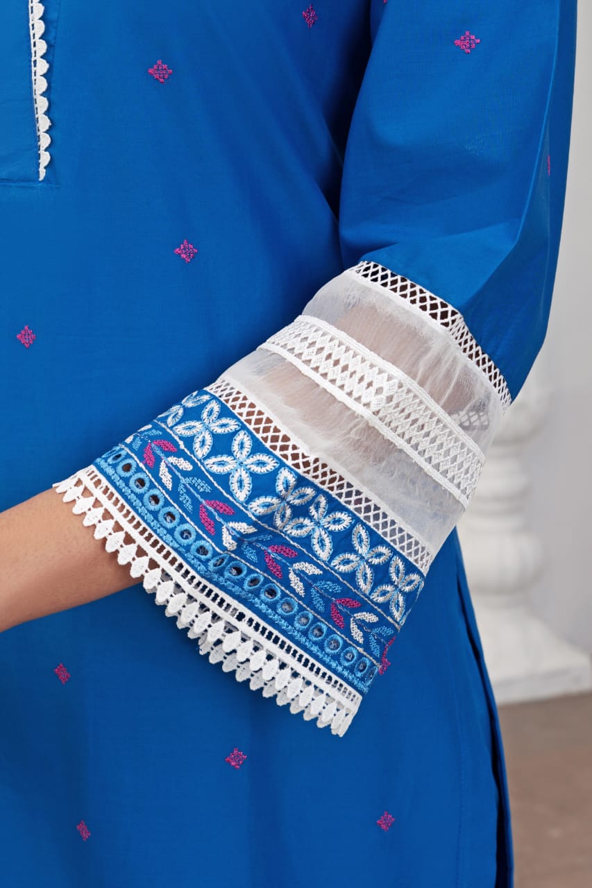 Stitched Embroidered - Lawn Suit (2PC)
