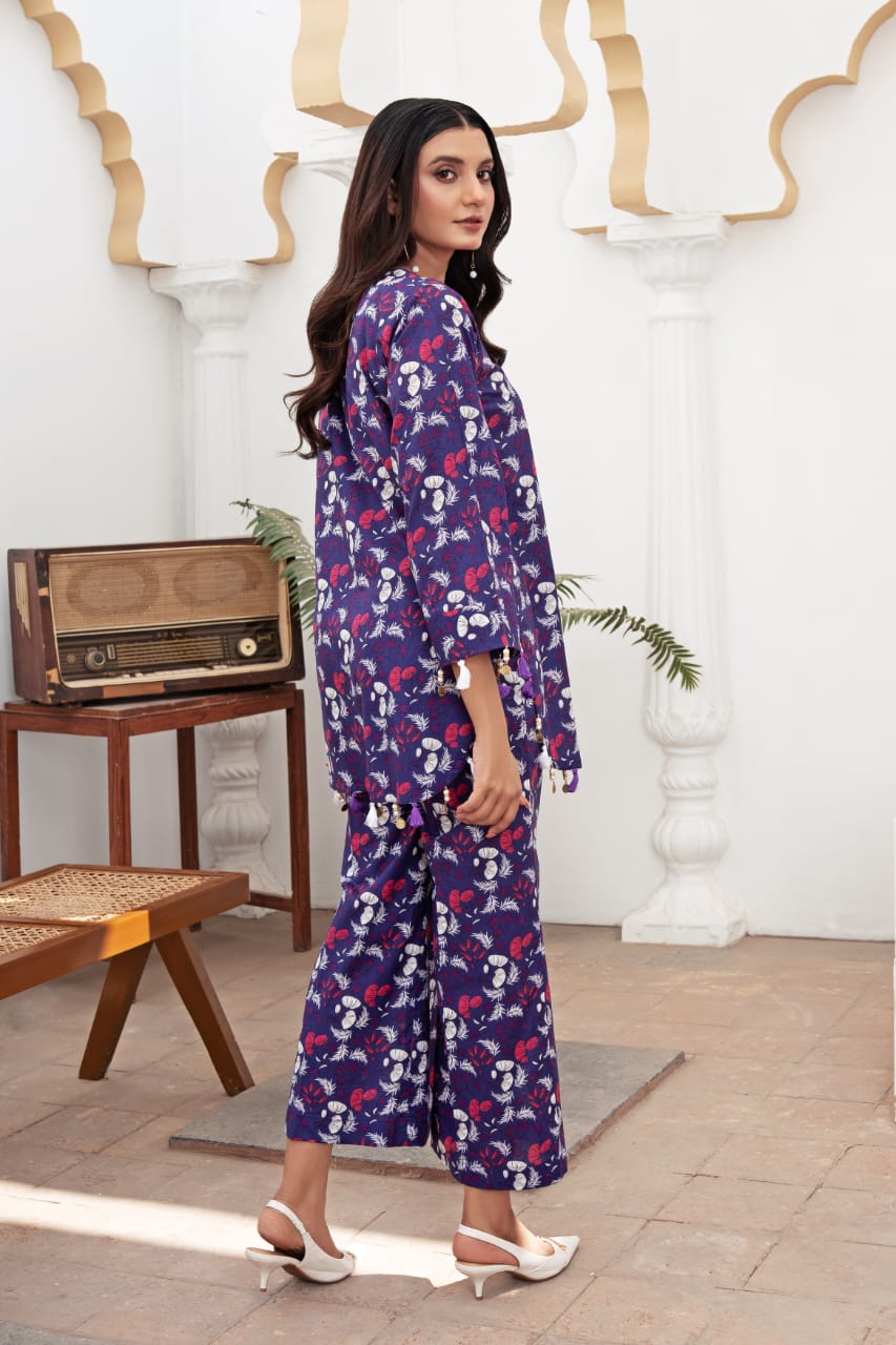2PC - Stitched - Digital Print - Lawn Suit