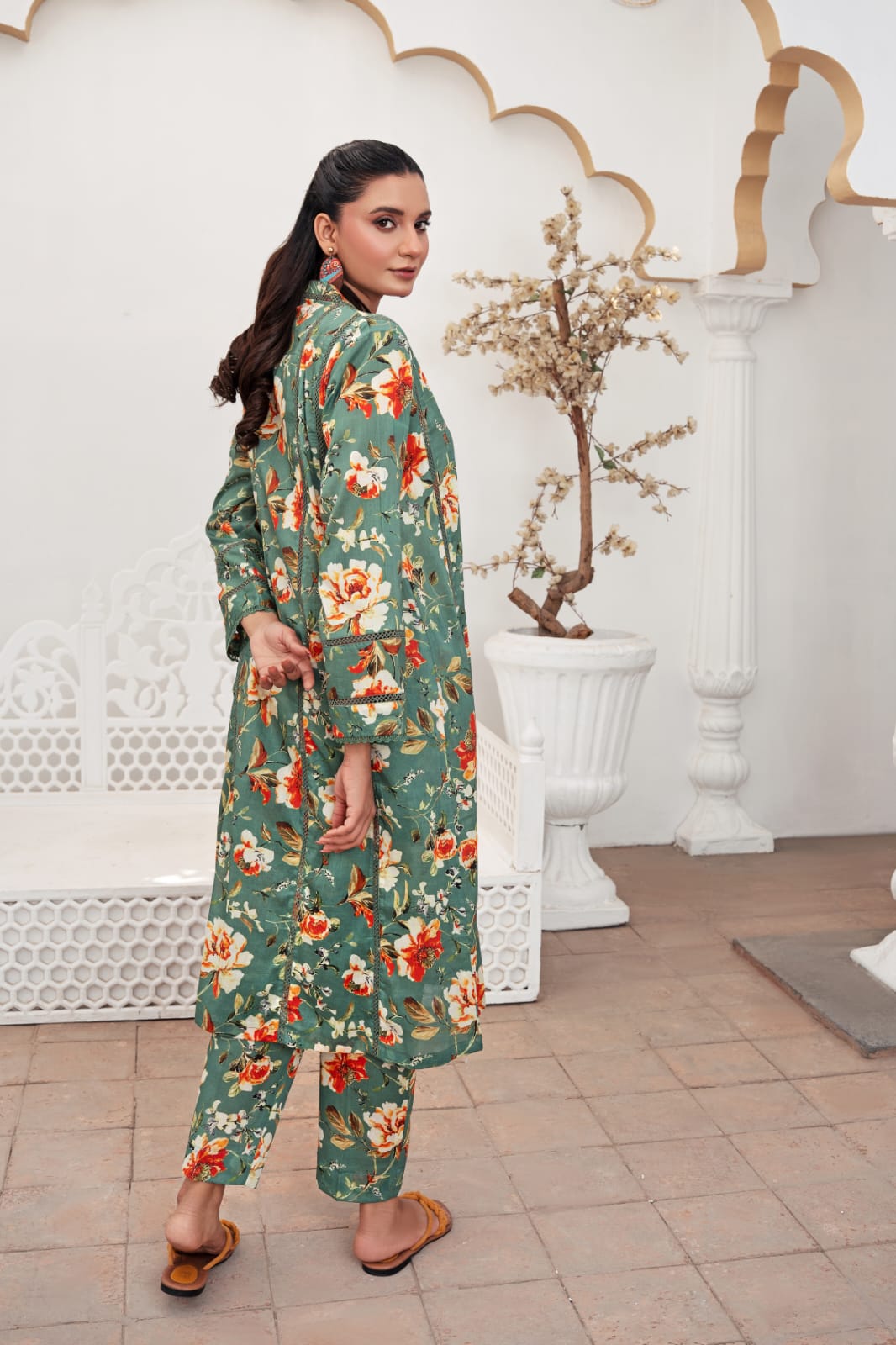 2PC - Stitched - Digital Print - Lawn Frock