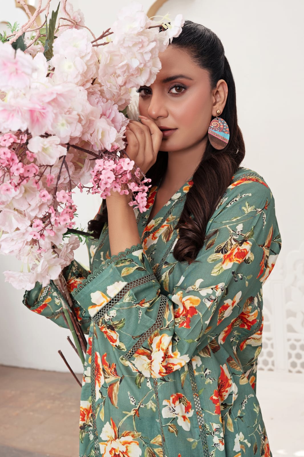 2PC - Stitched - Digital Print - Lawn Frock