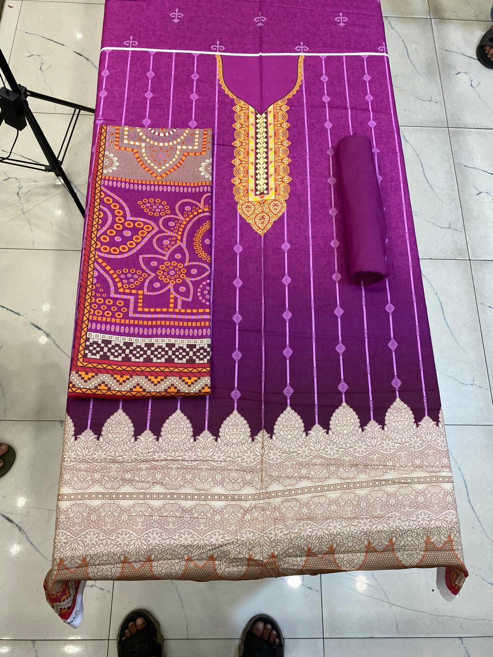 Digital Print Lawn Suit 3 PC