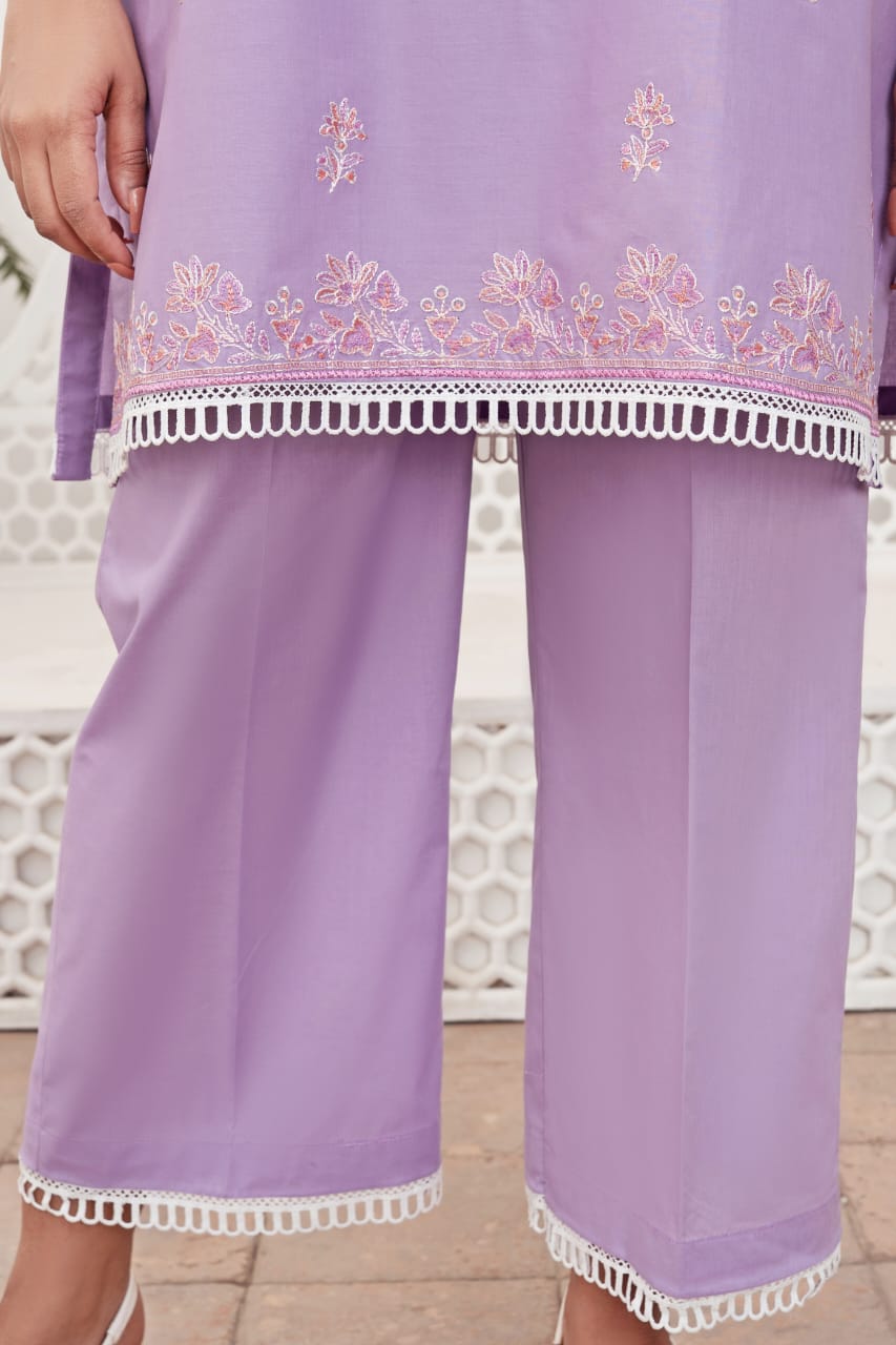 Stitched Embroidered - Lawn Suit (2PC)