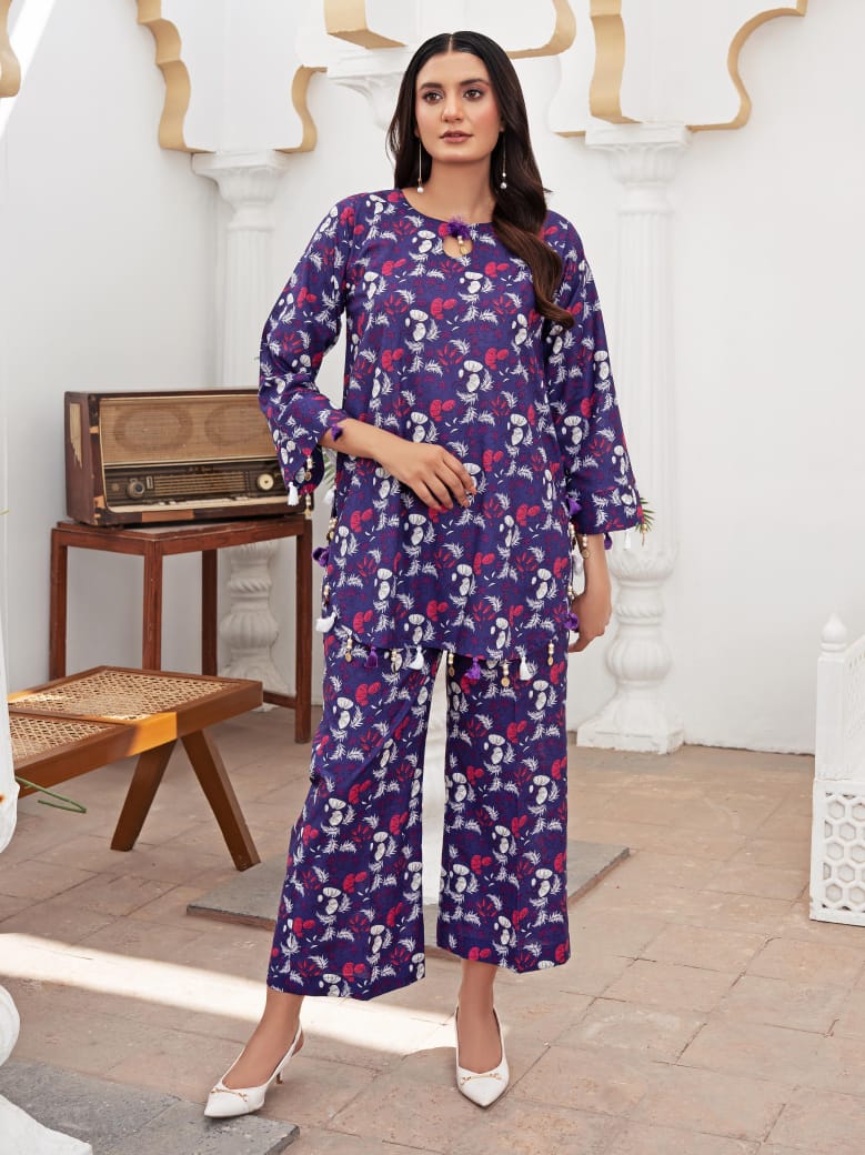2PC - Stitched - Digital Print - Lawn Suit