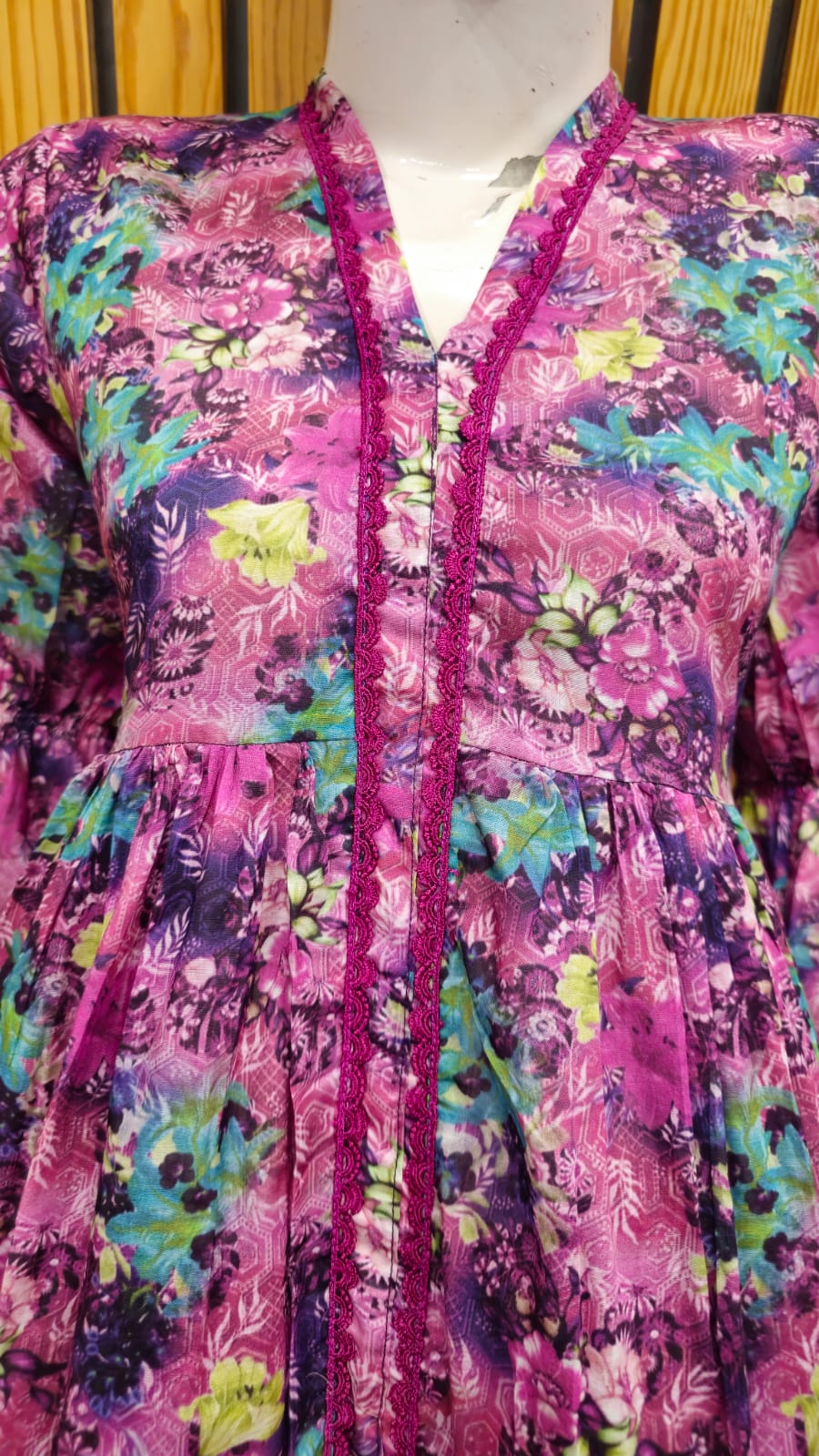Digital Print Lawn Frock Stitched (2PC)