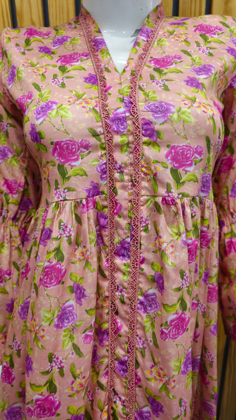 Digital print Lawn Frock Stitched (2 PC)